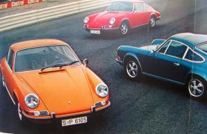 1970 Porsche Large Dealer Sales Brochure Targa 911 T E S Original