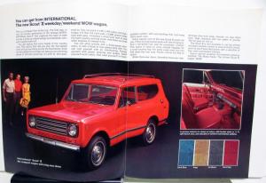 1972 International IH Scout II Truck Dealer Sales Brochure 4X4 Traveltop Cab Top