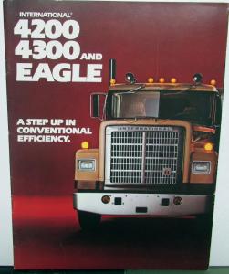 1982 International Trucks IHC 42004300 Eagle Sales Brochure Original