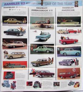 1963 Rambler Classic Ambassador American Motor Trend Car Year Sale Folder Mailer