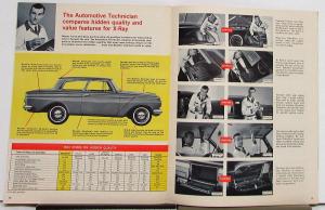 1963 AMC Rambler American & Classic X-Ray Eco Compact Car Comparison Brochure