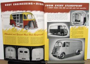 1949 International Trucks IHC All Steel Metro Bodies Sales Brochure Original