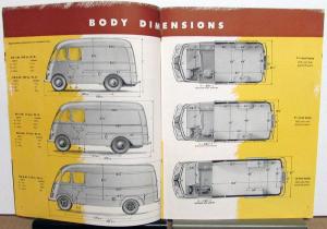 1949 International Trucks IHC All Steel Metro Bodies Sales Brochure Original