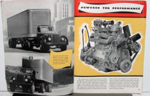 1949 International Trucks IHC Model KB 12 Sales Brochure Original