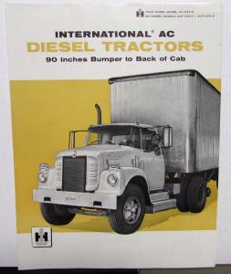 1958 International Trucks IHC AC Diesel Tractors Sales Folder Brochure Original