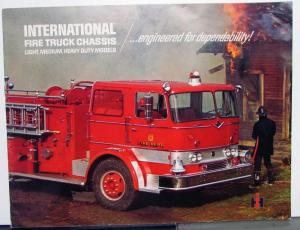 1965 International Trucks IHC Fire Truck Chassis LD MD HD Sales Brochure Orig