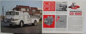 1965 International Trucks IHC Fire Truck Chassis LD MD HD Sales Brochure Orig