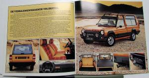 1979 Matra Simca Rancho Netherlands Dealer Dutch Text Sales Brochure Large