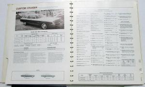 1972 Oldsmobile Dealer Fleet Fact Finder Data Book Cutlass 88 98 Toronado