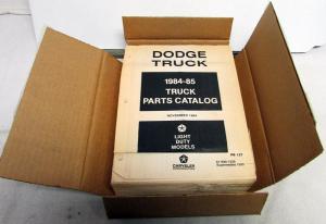 1984 1985 Dodge Light Duty Truck Dealer Parts Catalog Book Pickup Ramcharger Van