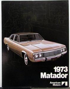 1973 AMC Matador Sedan Wagon Specifications Sales Folder Brochure Original