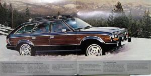 1980 AMC Eagle Station Wagons & Sport & Limited Sales Brochure Original XL