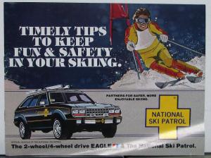 1983 Eagle 2W 4W Dr National Ski Patrol Vehicle American Motors Ski Safety Orig