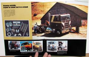 1979 Mack Trucks Cruise Liner Features Sales Brochure Original