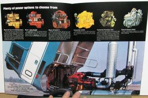 1979 Mack Trucks Cruise Liner Features Sales Brochure Original