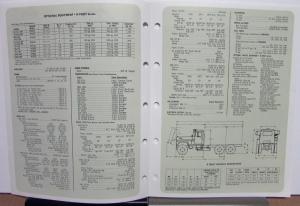 1978 Mack Trucks Model R 700ST Diagrams Dimensions Sales Brochure Original