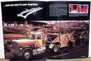 1978 Mack Truck Super Liner Features Sales Brochure Original