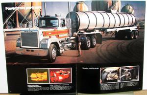 1978 Mack Truck Super Liner Features Sales Brochure Original