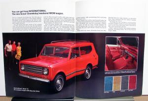 1971 International IH Scout II Dealer New Model Introduction Sales Brochure