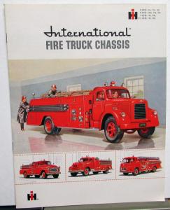 1959 International IH Dealer Fire Truck Chassis Sales Brochure Emergency Rescue