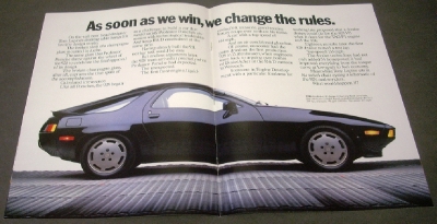 1985 Porsche Dealer Sales Brochure Folder 911 Carrera 928S 944 959