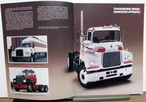 1980 Mack Trucks U Series Diagrams Features Sales Brochure Original