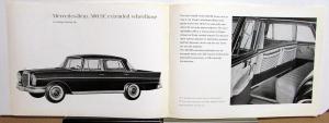 1964 Mercedes-Benz 300 SE Extended Wheelbase Sales Brochure Folder P1107/1