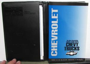 1994 Chevrolet S10 Blazer Truck Owners Manual 2 and 4 Door W/Extras