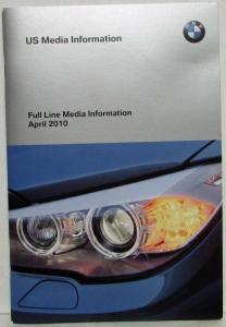 2011 BMW Full Line Media Press Kit with Slide-Out SD Card