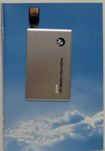 2011 BMW Full Line Media Press Kit with Slide-Out SD Card