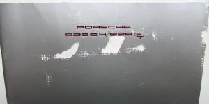 1990 Porsche Dealer Prestige Sales Brochure Original 928 S4 GT