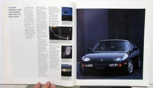 1990 Porsche Dealer Prestige Sales Brochure Original 928 S4 GT