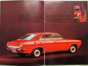 1971 Chrysler 180 Rather Exclusive Sales Brochure - UK Market - RHD