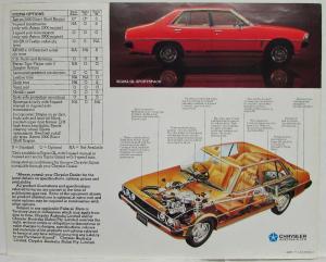 1978 Chrysler Sigma Sales Folder - Australian Market