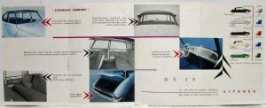 1956 Citroen DS 19 Sales Brochure