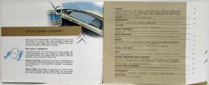 1958 Citroen Hydropneumatique DS 19 Sales Brochure