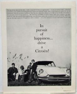 1960 Citroen DS 19 Reprint of Motor Sport Road Test Report