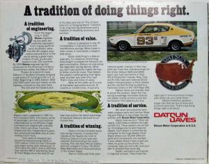 1976 Datsun 710 Sales Brochure