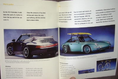 2000 Porsche Dealer Accessories Sales Brochure Catalog 911 Dated 8/99 Tequipment