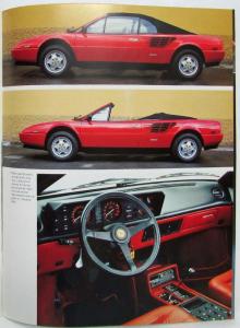 1986-1988 Ferrari Sales  Brochure Testarossa 412 Mondial 3.2/Cabrio 328 GTB/GTS