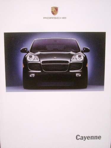 2003 Porsche Dealer Prestige Sales Brochure Cayenne S Turbo