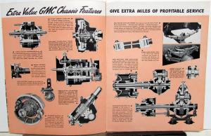 1947 GMC Dump Models AC 770 870 890 Truck Sales Brochure Dtd 4 47 Original