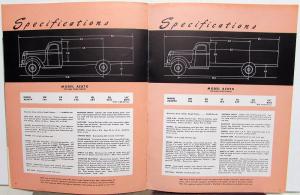 1947 GMC Dump Models AC 770 870 890 Truck Sales Brochure Dtd 4 47 Original