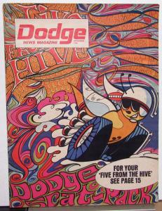 1968 Dodge News Magazine 1969 Five From The Hive Scat Pack Models Charger Dart