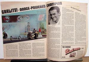 1968 Dodge News Magazine 1969 Five From The Hive Scat Pack Models Charger Dart