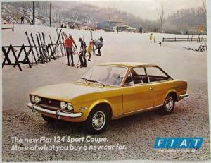 1970 Fiat 124 Sport Coupe Spec Sheet