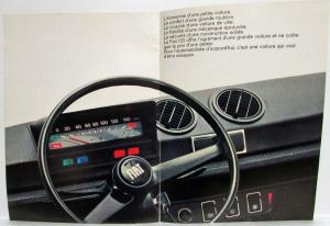 1974 Fiat 133 Sales Brochure - French Text