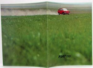 1974 Fiat 133 Sales Brochure - French Text