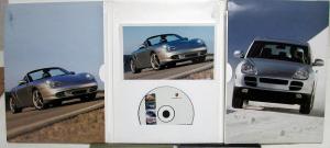 2004 Porsche Press Kit News Media Information Boxster 911 Carrera Targa Cayenne