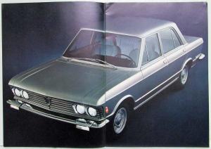 1969-1977 Fiat 130 Saloon 3200 cc Sales Brochure